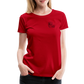 Bembel mit Gläsern  - Hessisch Mundart - Frauen Premium T-Shirt - Rot