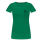 Bembel mit Gläsern  - Hessisch Mundart - Frauen Premium T-Shirt - Kelly Green