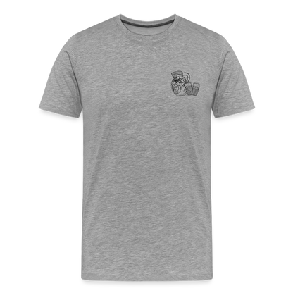 Bembel mit Gläsern - Hessisch Mundart - Männer Premium T-Shirt - by Artful Alchemist