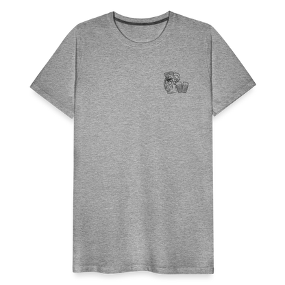 Bembel mit Gläsern - Hessisch Mundart - Männer Premium T-Shirt - by Artful Alchemist