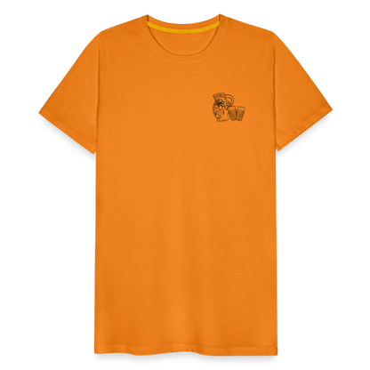Bembel mit Gläsern - Hessisch Mundart - Männer Premium T-Shirt - by Artful Alchemist