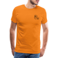 Bembel mit Gläsern  - Hessisch Mundart - Männer Premium T-Shirt - Orange