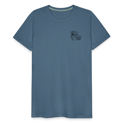 Bembel mit Gläsern - Hessisch Mundart - Männer Premium T-Shirt - by Artful Alchemist