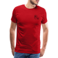 Bembel mit Gläsern  - Hessisch Mundart - Männer Premium T-Shirt - Rot