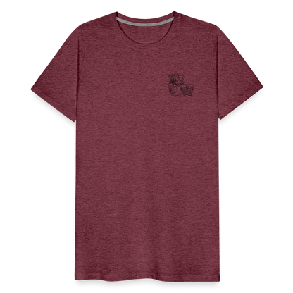 Bembel mit Gläsern - Hessisch Mundart - Männer Premium T-Shirt - by Artful Alchemist