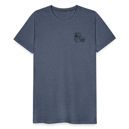 Bembel mit Gläsern - Hessisch Mundart - Männer Premium T-Shirt - by Artful Alchemist