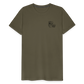 Bembel mit Gläsern  - Hessisch Mundart - Männer Premium T-Shirt - Khaki