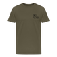 Bembel mit Gläsern  - Hessisch Mundart - Männer Premium T-Shirt - Khaki