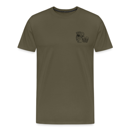 Bembel mit Gläsern - Hessisch Mundart - Männer Premium T-Shirt - by Artful Alchemist