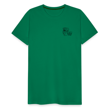 Bembel mit Gläsern - Hessisch Mundart - Männer Premium T-Shirt - by Artful Alchemist