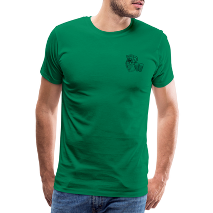 Bembel mit Gläsern - Hessisch Mundart - Männer Premium T-Shirt - by Artful Alchemist