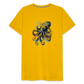 Cooler Wasserfarben Aquarell Oktopus  - Männer Premium T-Shirt - Sonnengelb