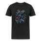 Cooler Wasserfarben Aquarell Oktopus  - Männer Premium T-Shirt - Anthrazit