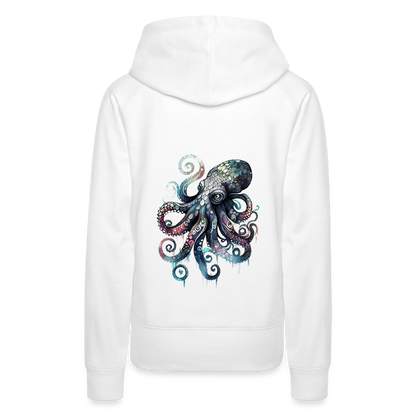 Cooler Wasserfarben Aquarell Oktopus - Frauen Premium Hoodie - by Artful Alchemist