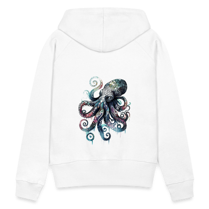 Cooler Wasserfarben Aquarell Oktopus - Frauen Premium Hoodie - by Artful Alchemist