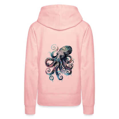Cooler Wasserfarben Aquarell Oktopus - Frauen Premium Hoodie - by Artful Alchemist