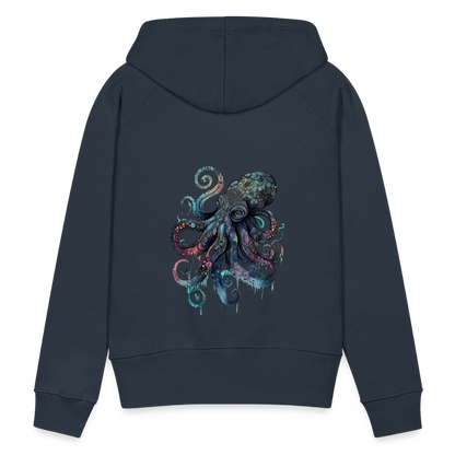 Cooler Wasserfarben Aquarell Oktopus - Frauen Premium Hoodie - by Artful Alchemist