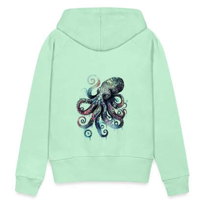 Cooler Wasserfarben Aquarell Oktopus - Frauen Premium Hoodie - by Artful Alchemist