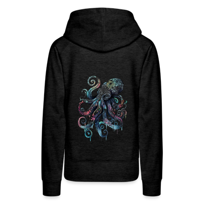 Cooler Wasserfarben Aquarell Oktopus - Frauen Premium Hoodie - by Artful Alchemist