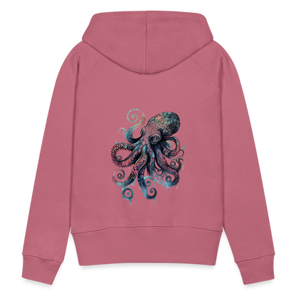Cooler Wasserfarben Aquarell Oktopus - Frauen Premium Hoodie - by Artful Alchemist