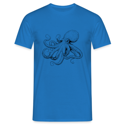 Zarte Oktopus Kraken Illustration in schwarz - Männer T-Shirt - by Artful Alchemist