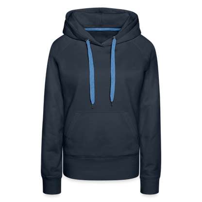 Vintage Weltraum Nautik Design Seepferd - Frauen Premium Hoodie - by Artful Alchemist