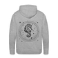 Vintage Weltraum Nautik Design Seepferd - Männer Premium Hoodie - Grau meliert