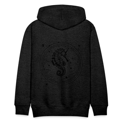 Vintage Weltraum Nautik Design Seepferd - Männer Premium Hoodie - by Artful Alchemist