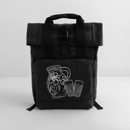 Bembel - weiß - Rollrucksack - by Artful Alchemist