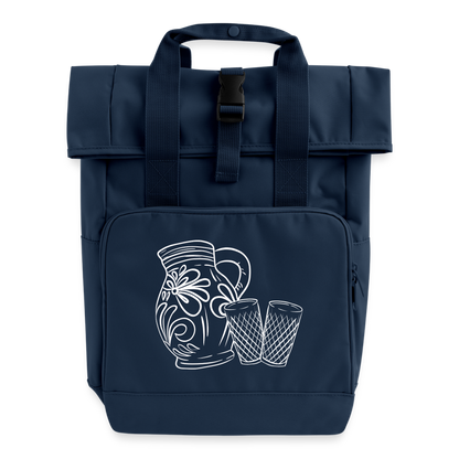 Bembel - weiß - Rollrucksack - by Artful Alchemist