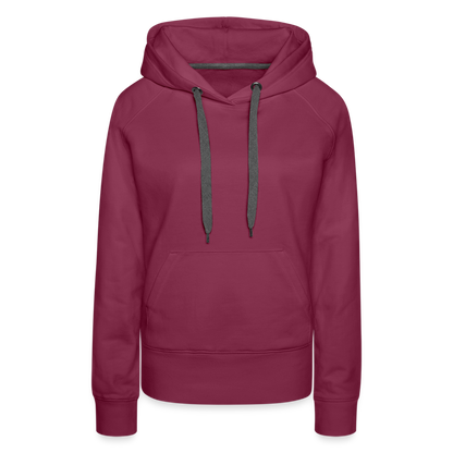 Qualle mit roten Fäden - Frauen Premium Hoodie - by Artful Alchemist