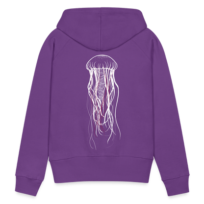 Qualle mit roten Fäden - Frauen Premium Hoodie - by Artful Alchemist