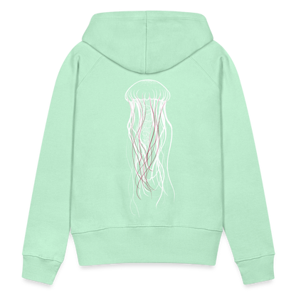 Qualle mit roten Fäden - Frauen Premium Hoodie - by Artful Alchemist